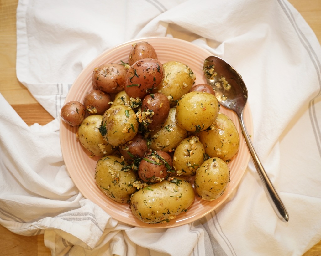 Garlic Butter Baby Potatoes