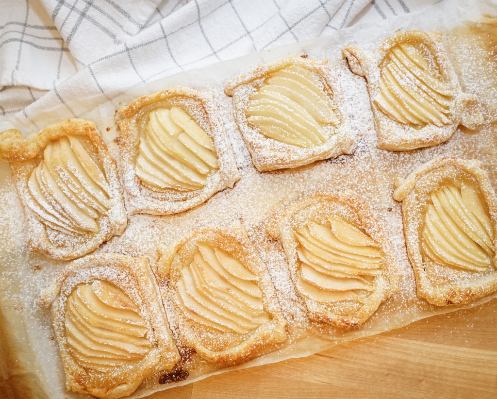 Puff Pastry Pear Tart